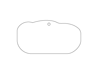 Custom shapes car air fresheners and car deodorizers - model:﻿Car, personalization on request for corporate branding﻿