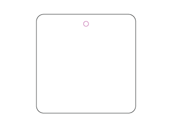 Custom shapes car air fresheners and car deodorizers - model:﻿Square, personalization on request for corporate branding﻿