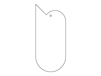 Custom shapes car air fresheners and car deodorizers - model:﻿Logo, personalization on request for corporate branding﻿