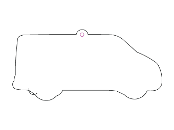 Custom shapes car air fresheners and car deodorizers - model:﻿Car, personalization on request for corporate branding﻿