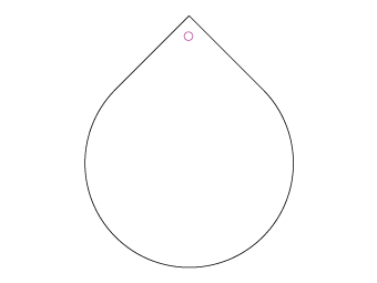 Custom shapes car air fresheners and car deodorizers - model:﻿Drop, personalization on request for corporate branding﻿