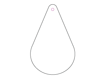 Custom shapes car air fresheners and car deodorizers - model:﻿Drop, personalization on request for corporate branding﻿