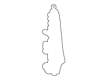 Custom shapes car air fresheners and car deodorizers - model:﻿Logo, personalization on request for corporate branding﻿