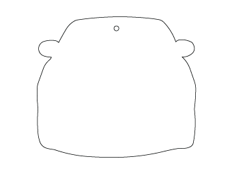 Custom shapes car air fresheners and car deodorizers - model:﻿Car, personalization on request for corporate branding﻿