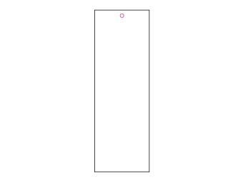 Custom shapes car air fresheners and car deodorizers - model:﻿Rectangular, personalization on request for corporate branding﻿